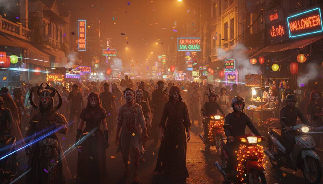 Dịch Vụ Vẽ Mặt Halloween Tại Quận 7. Ảnh 4